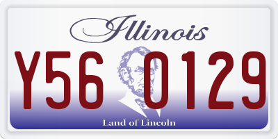 IL license plate Y560129