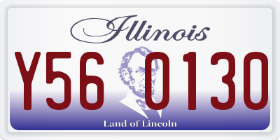 IL license plate Y560130