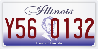 IL license plate Y560132