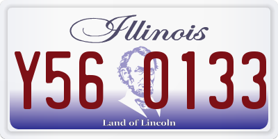 IL license plate Y560133