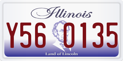 IL license plate Y560135