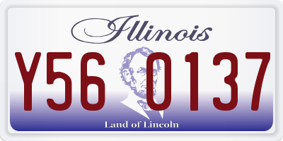 IL license plate Y560137