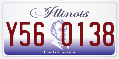 IL license plate Y560138