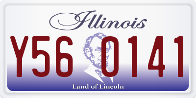 IL license plate Y560141