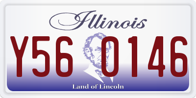 IL license plate Y560146