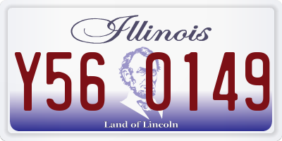 IL license plate Y560149