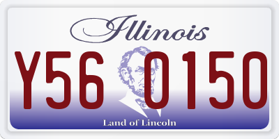 IL license plate Y560150