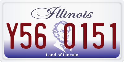 IL license plate Y560151