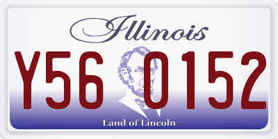 IL license plate Y560152