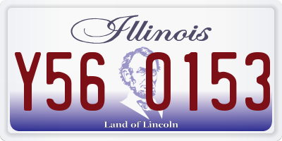 IL license plate Y560153