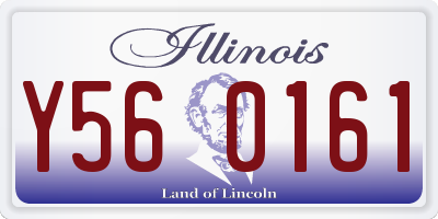 IL license plate Y560161