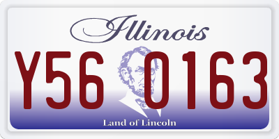 IL license plate Y560163
