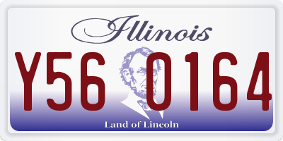 IL license plate Y560164