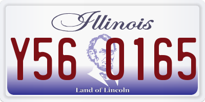IL license plate Y560165