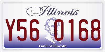IL license plate Y560168