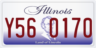 IL license plate Y560170