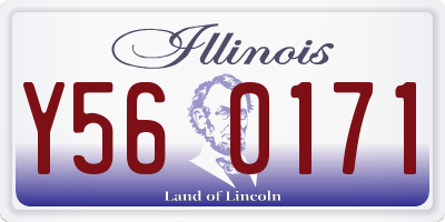 IL license plate Y560171