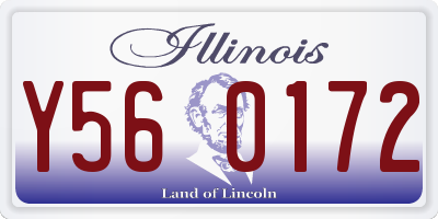 IL license plate Y560172
