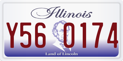 IL license plate Y560174