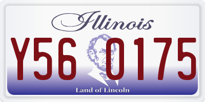 IL license plate Y560175