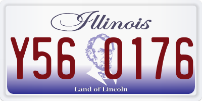 IL license plate Y560176