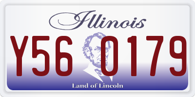 IL license plate Y560179