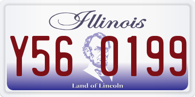IL license plate Y560199
