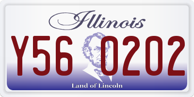IL license plate Y560202