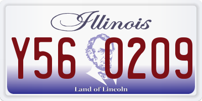 IL license plate Y560209