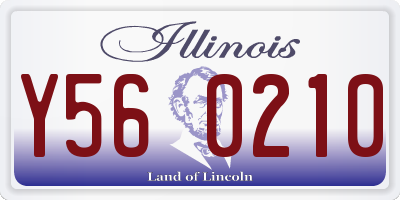 IL license plate Y560210