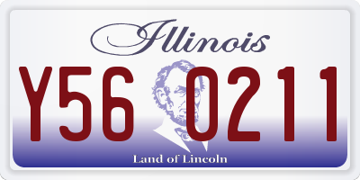 IL license plate Y560211