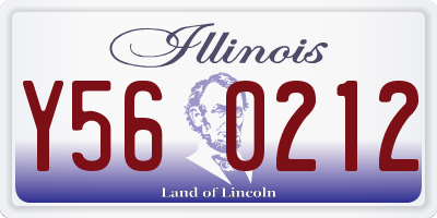 IL license plate Y560212