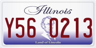 IL license plate Y560213