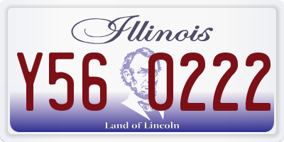 IL license plate Y560222
