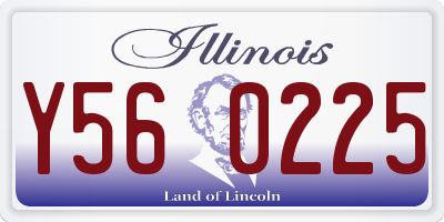 IL license plate Y560225