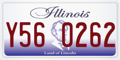 IL license plate Y560262