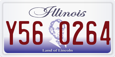 IL license plate Y560264