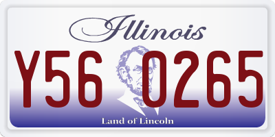 IL license plate Y560265
