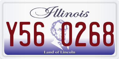 IL license plate Y560268