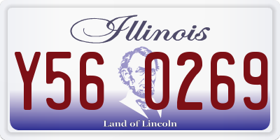 IL license plate Y560269