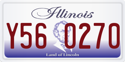 IL license plate Y560270