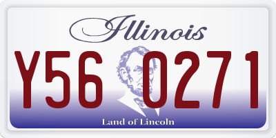 IL license plate Y560271