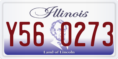 IL license plate Y560273