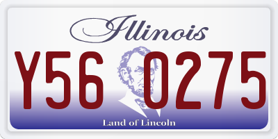 IL license plate Y560275