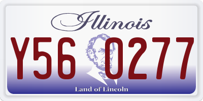 IL license plate Y560277