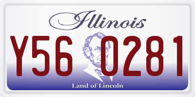 IL license plate Y560281