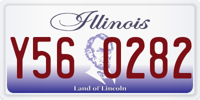 IL license plate Y560282