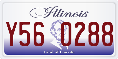IL license plate Y560288