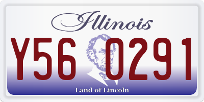 IL license plate Y560291