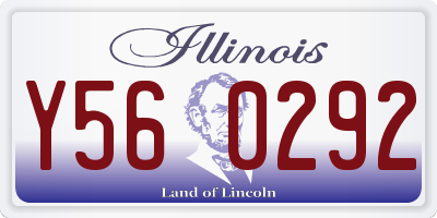 IL license plate Y560292